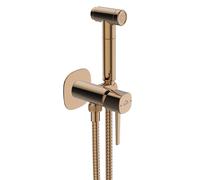 Robinet de bidet encastré POLA Laveo avec ensemble de douche, cuivre