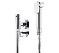 Robinet de bidet encastré Sapho avec régulateur de température et douchette, chrome