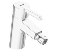 Robinet de bidet Hansa Pinto monocommande à un trou DN15 chromee 6L/min avec vidange et flexible G 3/8