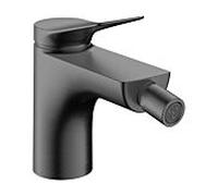 Robinet de bidet Hansgrohe Vivenis 75200340 avec bonde clic-clac, finition chrome noir brossé