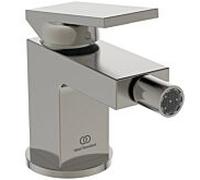 Robinet de bidet Ideal Standard Extra BD511GN 64 x 160 x 125 mm, avec bonde, saillie 113 mm, finition argent orage
