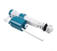 Robinet de chasse d'eau double bouton poussoir ABS entrée par le bas pour hauteur entre 20 et 35 cm