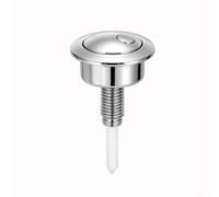 Robinet de chasse d'eau en ABS de rechange pour Siamp Optima 49 Conçu pour intégration de chasse d'eau standard (argent)