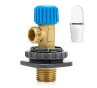 Robinet de chasse d'eau encastré - Vanne d'angle 3/8" - En laiton - Compatible avec les raccords de toilettes Geberit 21245 8, 240269001, K12088, 240.189/269/752.001