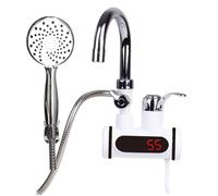 Robinet de chauffage électrique instantané de cuisine d'eau chaude et froide à affichage numérique