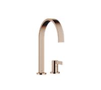 Dornbracht MEM Cuisine robinetterie à deux trous avec rosaces individuelles, saillie 241mm, 32815682-42, Couleur: bronze brossé