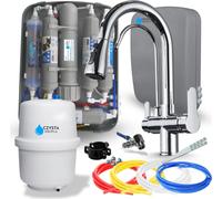 Robinet de cuisine Ari Nordic 3 voies avec filtre à eau RO7 Slim, bec pivotant, chromé, filtration 7 étapes et minéralisation