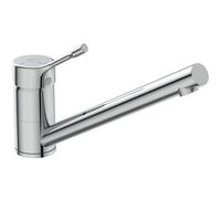Robinet de cuisine bec bas IDEAL STANDARD Ceralook chrome + Microfibre