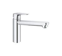 GROHE Mitigeur d'évier Start Curve 31717000 – Monocommande chromé, bonde incluse