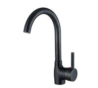 Robinet de Cuisine en cuivre Noir Peinture de Cuisson Cuisine mélangeur d'eau Froide Robinet de Cuisine Peinture de Cuisson Robinet d'évier de Cuisine, Q