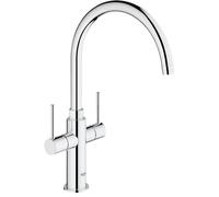 Robinet de cuisine Grohe Ambi, modèle haut, chrome