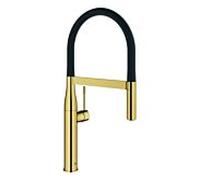 Robinet de cuisine Grohe Essence 30294GL0 cool Sunrise, douche professionnelle extractible