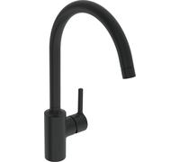 Robinet de cuisine HANSA HANSAVANTIS, saillie 247mm, bec orientable, 5220226733, Couleur: noir mat