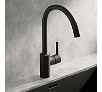 Hansa Armaturen Mitigeur d’évier Vantis 5220226733 noir mat