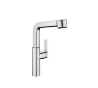 Robinet de cuisine KWC Domo E4 avec flexible extractible et douchette Acier inoxydable