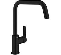 GROHE Robinet de cuisine Start 304702430 - mitigeur monocommande noir mat bec haut rotation 150°