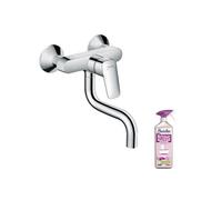 Robinet de cuisine mural Logis M31 chromé + nettoyant Briochin