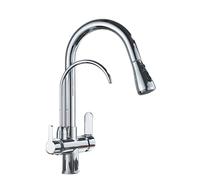 Robinet de cuisine, robinet filtré, triple filtration de l'eau, chrome B