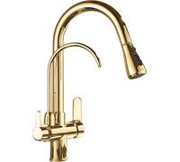 Robinet de cuisine, robinet filtré, triple filtration de l'eau, Golden