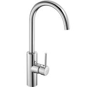Robinet de cuisine sans contact pour évier, robinet de salle de bain automatique à capteur de mouvement et poignée unique, mitigeur d'eau chaude et froide réglable sans contact, pivotant et flexible p