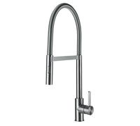 Robinet de cuisine Togo Armatur Ribble, en acier inoxydable