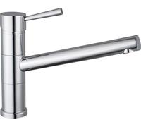 Robinet de cuisine UNICORN de SCHÜTTE, robinet de cuisine avec bec pivotant, mitigeur cuisine, robinet d'évier en chrome