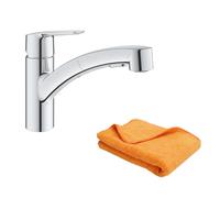 Robinet de cusine avec douchette GROHE Start 2021 + microfibre