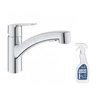 Robinet de cusine avec douchette GROHE Start 2021 + nettoyant GrohClean