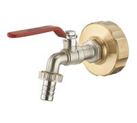 Robinet de Cuve quart de tour + Raccord adaptateur S60 - Femelle 20x27 (3/4) AROZ