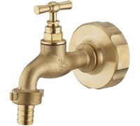 Robinet de Cuve Traditionnel + Raccord adaptateur S60 - Femelle 20x27 (3/4) AROZ