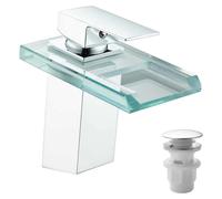 Robinet de douche à cascade pour salle de bain, avec kit de vidange