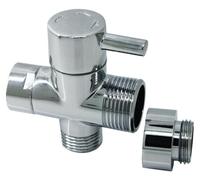 Robinet de douche à trois voies, raccordement G 1/2 pouce, en laiton