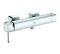 robinet de douche Grohe Grandera chromé gold, avec clapet anti-retour