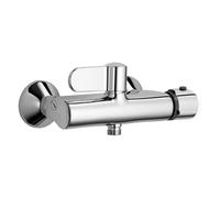 Robinet de douche HANSA HANSATEMPRA, montage mural, sécurité intrinsèque contre le reflux, chrome, 08240202