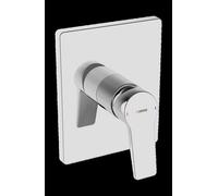 Robinet de douche HANSA HANSATWIST, kit de montage final, encastré, rosace carrée, 89859083, Couleur: chrome