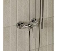 Robinet de douche Kludi X1 328310575 à sécurité intrinsèque, chromé