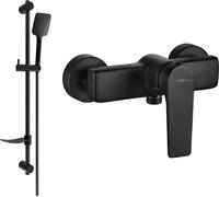 Robinet de douche Lynx DF62 avec accessoires, noir (74594DF62-70)