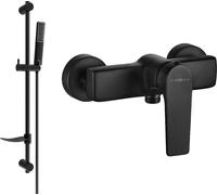 Robinet de douche Lynx DF72 avec accessoires, noir (74594DF72-70)