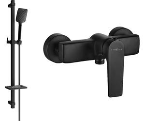 Robinet de douche Lynx DQ62 avec accessoires, noir (74594DQ62-70)