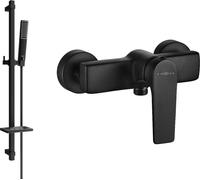 Robinet de douche Lynx DQ72 avec accessoires, noir (74594DQ72-70)