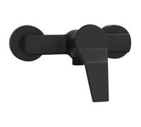 Robinet de douche moderne - vidaXL - Noir - Laiton - 17x12x11,5 cm - Installation facile