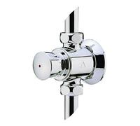 Presto Robinet de douche simple mural PRESTO 50 – alimentation par le bas, bouton poussoir