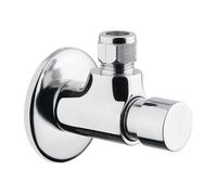 Robinet de douche temporisé mural de la série MODERN avec alimentation murale et commande par bouton-poussoir - Idral