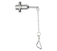 Robinet de douche temporisé série MODERN avec commande à chaîne et sortie 1/2". - Idral