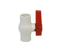 Robinet de jardin à boule femelle en plastique ABS PVC | Vanne de contrôle du débit d'eau à prise sans fuite(G3I4)