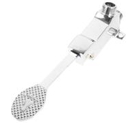 Robinet de Lavabo à Pédale, Valve au Sol en Cuivre Argenté | Commande au Pied, Entretien Simple, Nettoyage Facile, Économie D’eau, pour Espaces Publics et Bureau