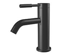 Aqvazone Mitigeur de lavabo Fukana Stile Black 24750702 avec garniture de vidage, noir