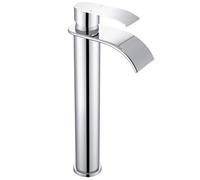 Robinet de Lavabo Cascade - CECIPA MAX - Mitigeur Salle de bain - Inox Chromé - Hauteur 320 mm