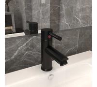 Robinet de Lavabo de Salle de Bain Doré 130x176 mm Mitigeur Intérieur vidaXL