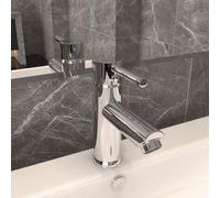 Robinet de Lavabo de Salle de Bain Doré 130x176 mm Mitigeur Intérieur vidaXL